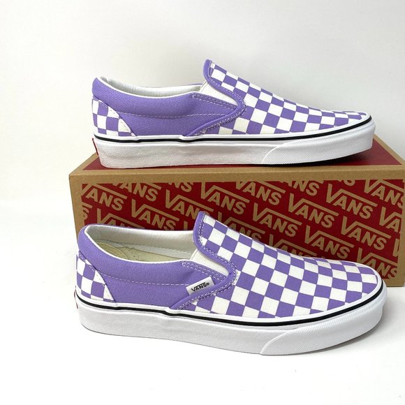 Vans Other - VANS Classic Slip-On Violet Purple Men’s Size Textile Low Top VN0A38F7VLX